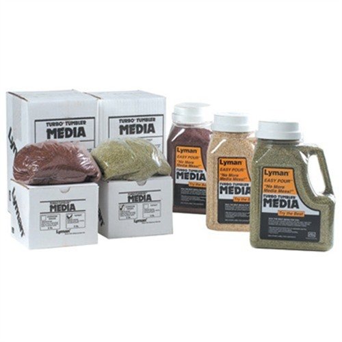 Lyman Case Cleaning Media puhdistaa ja kiillottaa likaiset ja tummuneet patruunat tehokkaasti. Muutamassa tunnissa Lyman Turbo Tumblerissa saat puhtaat ja uudelleen ladattavat patruunat.