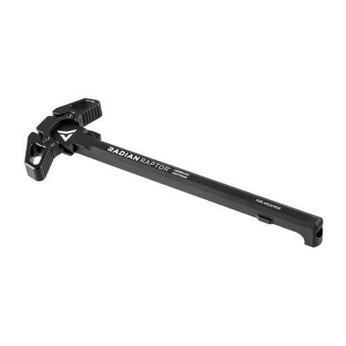 Raptor™ ambidextrous charging handle on Radian Weaponsilta tarjoaa nopean ja sujuvan käytön kummaltakin puolelta, valmistettu kestävästä 7075 alumiinista.