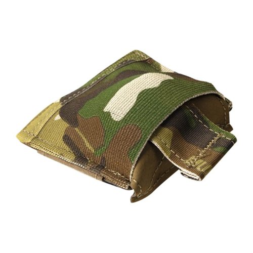 Blue Force Gear Ten-Speed Dump Pouch pitää jopa 10 AR-15 patruunaa, taittuu kompaktiksi vyöpussiksi ja estää tarttumisen perinteisiltä pusseilta.