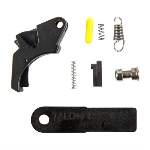 Apex Tacticalin Alumiininen Action Enhancement Trigger Kit parantaa S&W M&P .45 ja M2.0 -pistoolin liipaisinta, tekee siitä kevyemmän ja tarkemman.