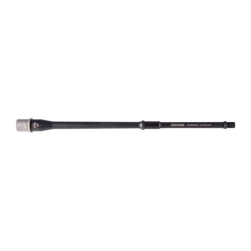Faxon Firearmsin Pencil-Profile AR-15 Match Barrel tarjoaa kevyen rakenteen ja huippuluokan tarkkuuden, 5R riflingin ja 1:8 twistin .223 Wylde -kammossa.