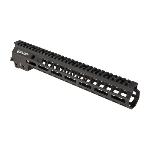 Geissele MK14 Super Modular Rail on AR-15: kapea profiili, M-LOK-liitännät, Picatinny-raili, kevyt 6061 T6 alumiini ja helppo asennus.