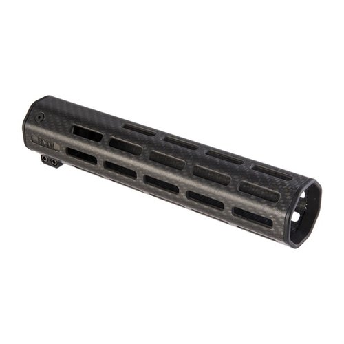 Faxon Firearms Streamline Carbon Fiber Handguard on kevyempi ja vahvempi kuin alumiini, 8 M-LOK-uraa, helppo asentaa ja suojaa käsiä kuumalta piipulta.