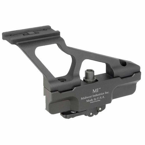 Midwest Industries AKG2 Side Mount on kestävä alumiininen 1-kappaleinen taktinen perusta, joka takaa optiikoiden turvallisen kiinnittämisen AK-47:ään ja nollan säilymisen.