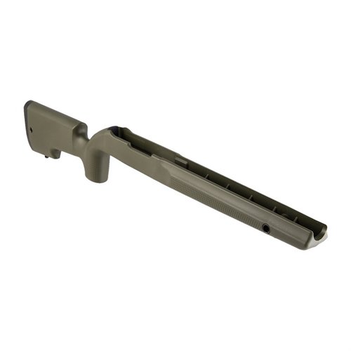 Titan 10/22™ tarkkuusvarasto tarjoaa erinomaisen ergonomian, lähes nollajoustoa ja tukee raskaita piippuja, parantaen tarkkuutta ja ampumakokemusta.