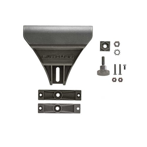 Luth-AR MBA-2/MBA-4 Cheek Piece Assembly lisää mukautettavuutta ja korkeutta, sisältää kaikki tarvittavat osat, kuten cheek plate ja lukituslevyn.