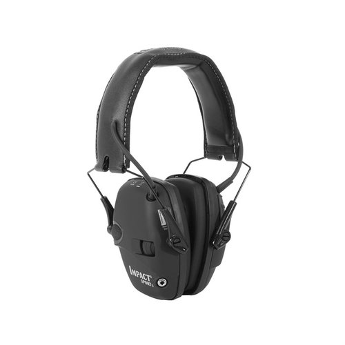 Howard Leight Impact Sport Electronic Earmuffs suojaavat kuulosi, vahvistavat keskusteluja ja komentoja, ja sulkeutuvat vaarallisissa äänissä.