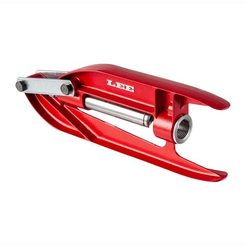 Lee Breech Lock Hand Press on kätevä ja kevyt, jossa on Quick-Change Die -ominaisuus, täydellinen suurille magnum-hylsyille ja helppoon lataamiseen missä vain.