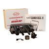 Lee Load All Conversion Kit muuttaa Load-All II:n 12, 16 tai 20 kaliiperiseksi. Pakkaus sisältää die carrierin, steel sizerin, wad guiden, shell holderin, lataustiedot ja ohjeet.