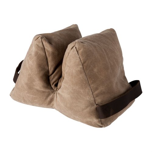 OPTIMIZED GAME CHANGER - Erityinen muotoilu, 1000D Cordura tai Waxed Canvas, säädettävä täyttö, kaksi kahvaa, yli 6 lbs paino ja erinomainen vakaus ampuma-asentoon.