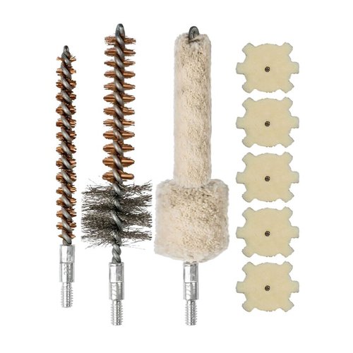 Real Avid AR-15 Brush Combo pitää AR15:n puhtaana. Sisältää star chamber -harjan, mopin ja .223/5.56mm -harjan tehokkaaseen puhdistukseen.