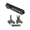 Midwest Industries AR-15 Slim Line Handguard yhdistää M-LOK kiinnityspisteet ja Flip-Up Combat Sights, tarjoten erinomaisen tarkkuuden ja käytettävyyden.
