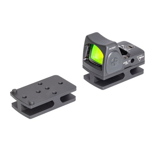 Badger Ordnance Condition One Micro Sight Adapter mahdollistaa suosittujen reflex-kiikareiden, kuten Trijicon RMR:n, kiinnittämisen kestävästä alumiinista valmistettuun mountiin.