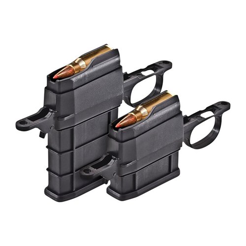 Ammo Boost Detachable Magazine Drop-In Kit lisää Remington 700 BDL:n patruunakapasiteettia ja mahdollistaa nopeammat lataukset kestävästä, kevyestä polymerista.