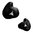 DECIBULLZ CUSTOM MOLDED EARPLUG, BLACK