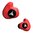 DECIBULLZ CUSTOM MOLDED EARPLUG, RED