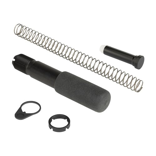 AR-15 Pistol Buffer Tube Assembly on valmistettu kestävästä 6061 T6 alumiinista, sisältää kaikki tarvittavat osat ja takuun, täydellinen yhteensopivuus.