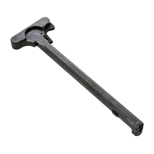 CMMG 22ARC CHARGING HANDLE ASSEMBLY estää patruunankuorien jumittumisen perinteisen latauskahvan ja boltin väliin, helppo asennus ARC .22LR muunnossarjoihin.