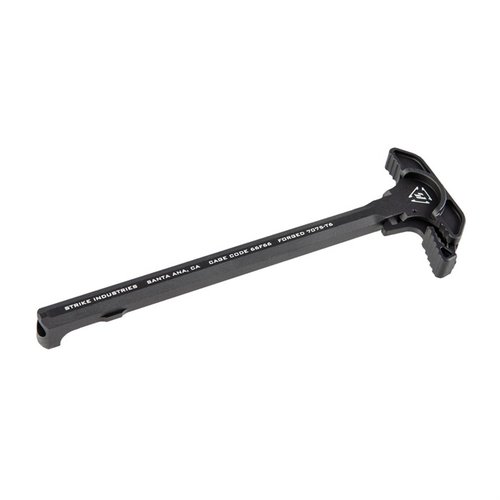 ARCH-EL Charging Handle on Strike Industries tarjoaa kestävän T-6 7075 alumiinirakenteen, suuren alumiinilukituspinnan ja ergonomisen muotoilun.