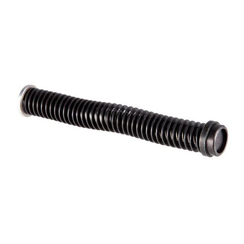 Rival Arms™ GUIDE ROD ASSEMBLY GLOCK® 17 tarjoaa kestävän ja luotettavan vaihtoehdon muovisille ohjaustangoille, parantaen tarkkuutta ja toimintavarmuutta.