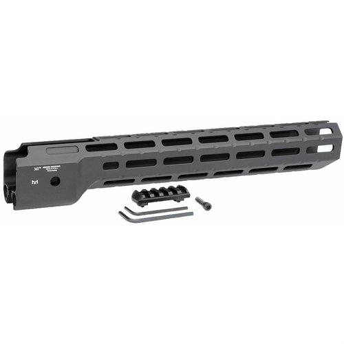 RUGER® PC9® Combat Rail M-LOK tarjoaa 6061-alumiinista valmistetut M-LOK-kiinnityspaikat, QD-liitännät ja mukautettavan käsittelyn, täydellinen lisävarusteeseesi.