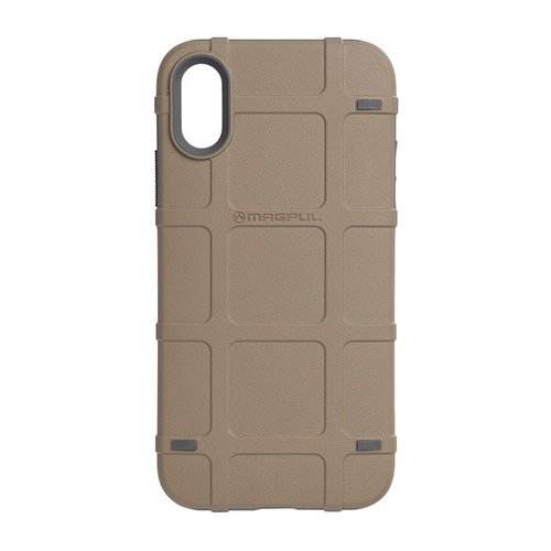 Magpul iPhone X/XS Bump Case tarjoaa erinomaista suojaa, kompakti muotoilu ja PMAG-tyyliset sivurivat lisäävät pitoa ilman vaatteiden tarttumista.