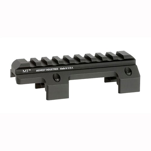 Midwest Industriesin HK MP5 Top Picatinny Rail Mount on helppo asentaa ja mahdollistaa optiikoiden, valojen ja laserien kiinnittämisen ilman OEM-kahvan poistamista.