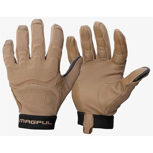 Magpul Patrol Gloves 2.0 tarjoavat erinomaisen mukavuuden, sorminäppäryyden ja suojan, kestävästä goatskin-nahasta, joustavista knuckle-paneeleista ja touchscreen-ominaisuudesta.