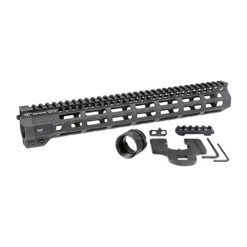 Midwest Industries Combat M-LOK Rail Handguard tarjoaa täydellisen räätälöinnin AR-15:lle, seitsemällä M-LOK-kiinnityspisteellä ja jatkuvalla Picatinny-railla.
