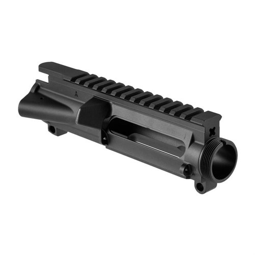 Aero Precisionin AR-15 stripped upper receivers mahdollistavat rakentamisen alusta alkaen, ilman auto sear -leikkausta, M4 feedramps ja mil-spec picatinny raide.