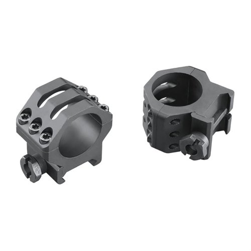 Weaverin Six-Hole Picatinny Rings tarjoavat maksimaalista turvallisuutta ja puristusta, parannetun Picatinny-k crossboltin sekä Type-III anodisoidun pinnan.