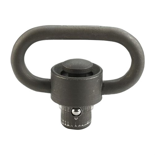 HD PUSH BUTTON SLING SWIVEL on yhteensopiva useimpien push-button kiinnityspisteiden kanssa, mahdollistaen nopeasti hihnan kiinnittämisen tai irrottamisen.