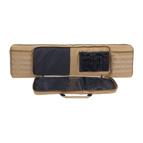 Bulldog® BDT Elite Single Tactical Rifle Bag tarjoaa lukittavan vetoketjullisen osaston, säädettävät Velcro-hihnat ja eristetyt taskut, mikä takaa turvallisuuden ja mukavuuden.