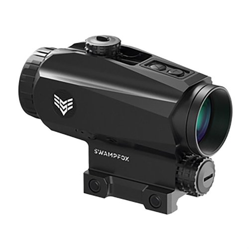 Trihawk 3x30mm prism scope tarjoaa laajan 10 asteen näkökentän, erinomaisen silmävälin ja nopean Trident-ristikon sekä punaisen tai vihreän valaistuksen.
