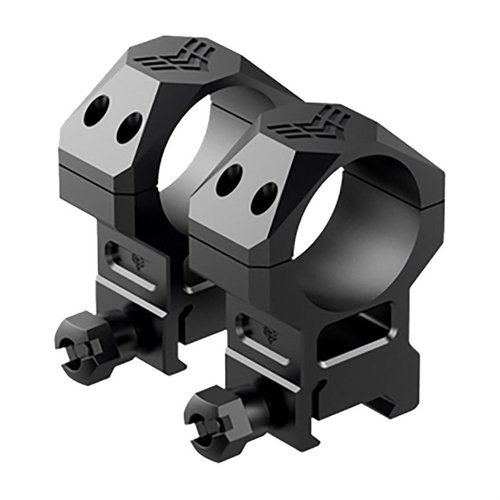 Swampfox Freedom Rings ovat kestäviä 7075-alumiinista valmistettuja kiikarin kiinnikkeitä, jotka estävät liukumisen ja siirtymisen, tarjoten erinomaisen suorituskyvyn.