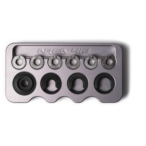 ZERO Modular Shellholder System takaa johdonmukaisen ja toistettavan patruunan muotoilun. Mukana 6 tarkkaa headspace-inserttiä ja kolme erikokoista shellholderia.