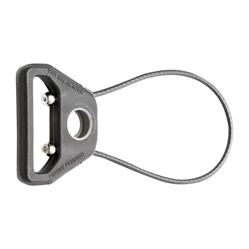 Blue Force Gearin Molded Universal Wire Loop™ tarjoaa erinomaisen monikäyttöisyyden, kevyen rakenteen ja mahdollisuuden kiinnittää Vickers Sling tai muut hihnat.