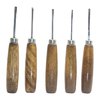 U.J. RAMELSON #106M SUB MINI STRAIGHT HANDLE WOODCARVING 5 PIECE SET