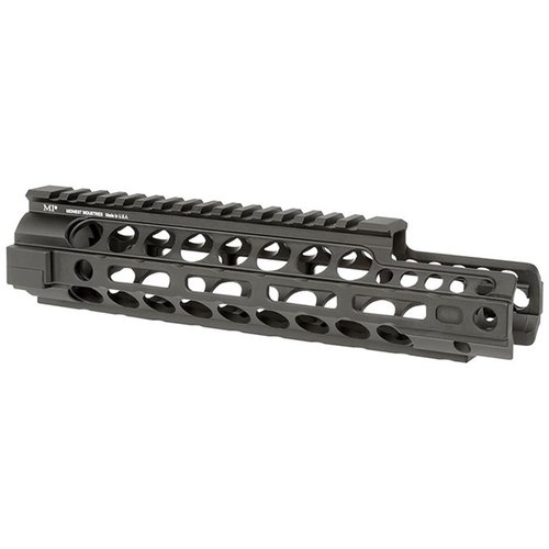 Kaksi osaa AR-15 Free Float M-Lok -kädensijoja, jotka ovat kevyitä, tukevia ja tarjoavat lisätilaa lisävarusteille. Valmistettu USA:ssa 6061-alumiinista.