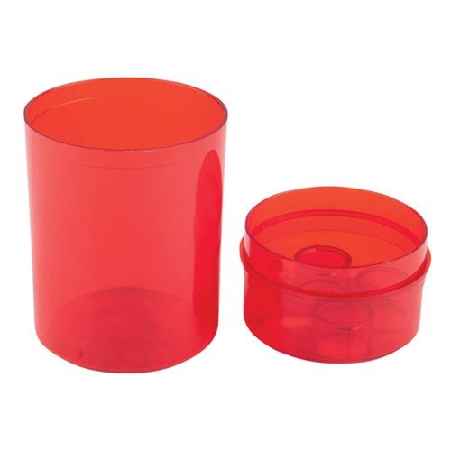 Lee Red Round Die Box on täydellinen säilytysratkaisu kauluksillesi. Kestävä muovinen laatikko, joka pitää neljä kaulusta ja mahdollistaa kolmonen tai nelonen turretti.