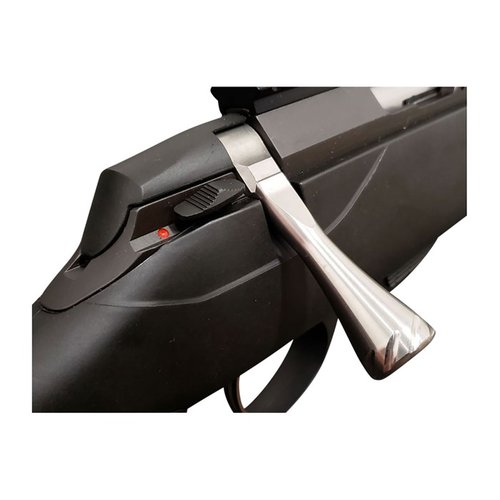 Kohota T1x: Mountain Tacticalin T1x bolt handle on 0.250” pidempi kuin tehdasversio, mikä parantaa vipuvoimaa ja nopeuttaa toimintaa vähemmällä vastuksella.