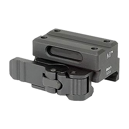 Trijicon MRO Co-Witness Mount tarjoaa erinomaisen QD-leverin, säädettävän kireyden ilman työkaluja ja kestävän 6061-alumiinirakenteen.