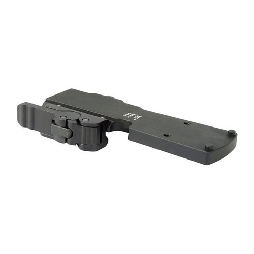 Midwest Industries Trijicon RMR Low QD Mount tarjoaa erinomaisen kiinnityksen, työkaluttoman säädettävyyden ja tarkkuuden, painaen vain 2,5 oz.
