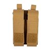 GREY GHOST GEAR DOUBLE PISTOL MAGNA MAG POUCH LAMINATE COYOTE BROWN