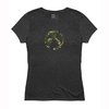 Magpul WOODLAND CAMO ICON T-SHIRT yhdistää mukavuuden ja kestävyyden, valmistettu 50% polyesterista, 25% ringspun puuvillasta ja 25% rayonista.