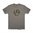 Tutustu Magpulin Woodland Camo Icon T-paitaan! Mukava ja kestävä 60% puuvillaa ja 40% polyesteriä. Saatavana kiviharmaana. Osta nyt! 👕🌟