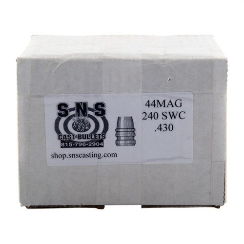 .44-kaliiperin valukiväärikuulat, jotka on valmistettu korkealaatuisesta seoksesta (92% lyijyä, 6% antimonia, 2% tinaa) tarjoavat tarkkuutta ja taloudellisuutta.