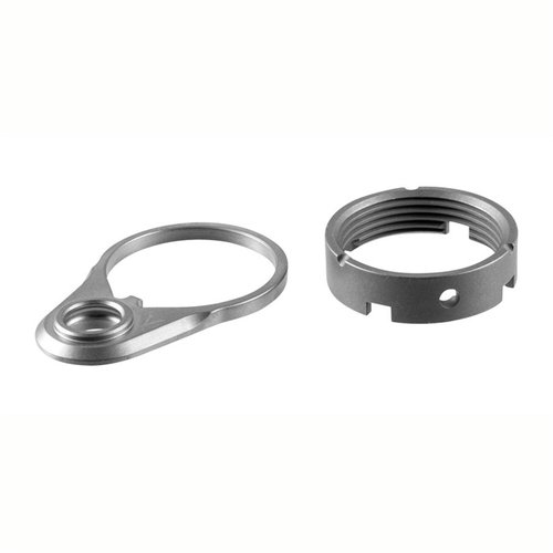 Tämä V Seven Weapon Systemsin titanium QD endplate ja castle nut -yhdistelmäpakkaus tarjoaa kevyen, kestävän ja luotettavan ratkaisun AR-15:lle.