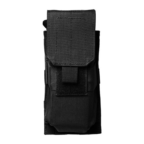 Blackhawk Strike AR-15 2-Mag Pouch pitää kaksi 30-laukkua yhdessä taskussa, suojaten niitä likaantumiselta ja veden pääsyltä, ja on yhteensopiva PALS/MOLLE varusteiden kanssa.
