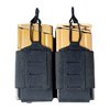 Kestävä Blackhawk Foundation Series 7.62 Magazine Pouch tarjoaa turvallisen istuvuuden SR25/AR10 -patruunalaatikoille, säädettävä shock cord ja MOLLE-kiinnitys.